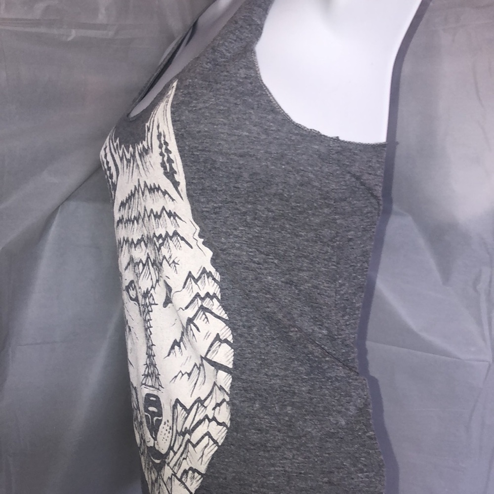American Apparel Size Extra Small Gray Wolf Tank - Picture 3 of 5